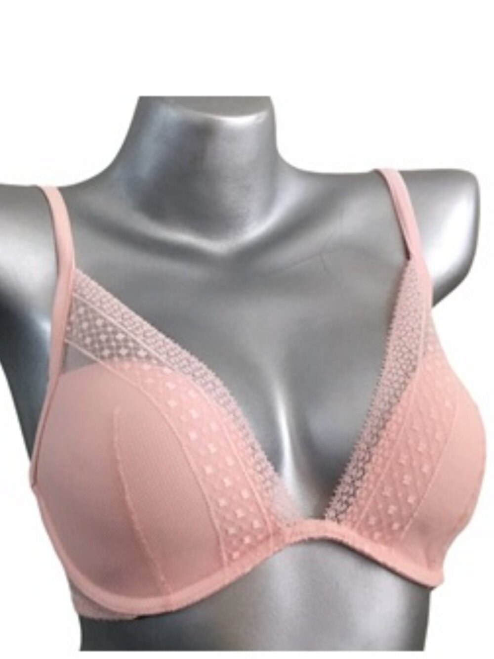 Nwt Victorias Secret Incredible Lightly Lined Lace Half Pad Plunge U/W Bra
